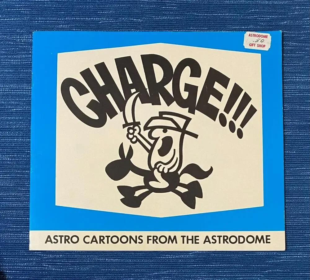 1970 Houston Astrodome Astro Cartoons Booklet Chester Charge!!! Astros Baseball
